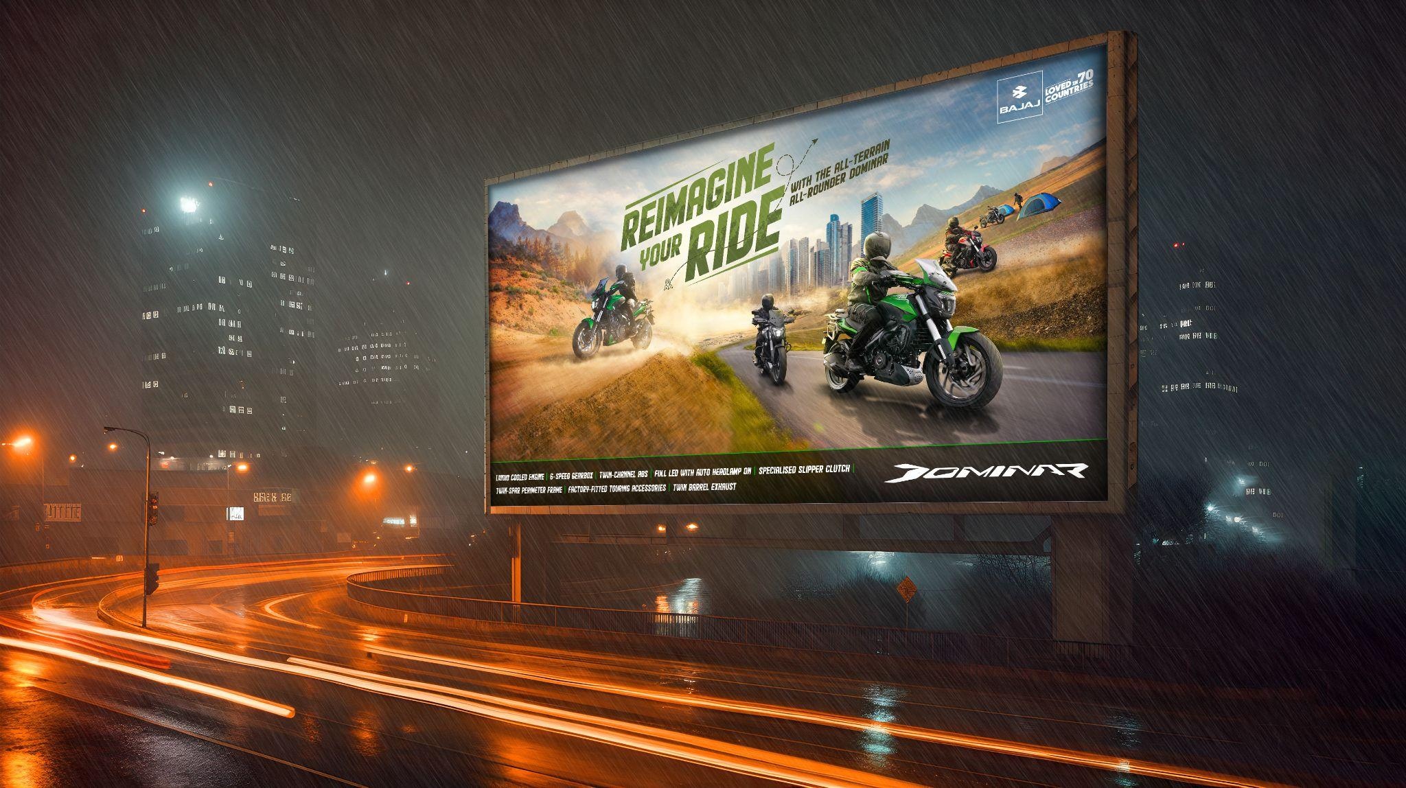 Bajaj Dominar — selected artwork, source slide 56